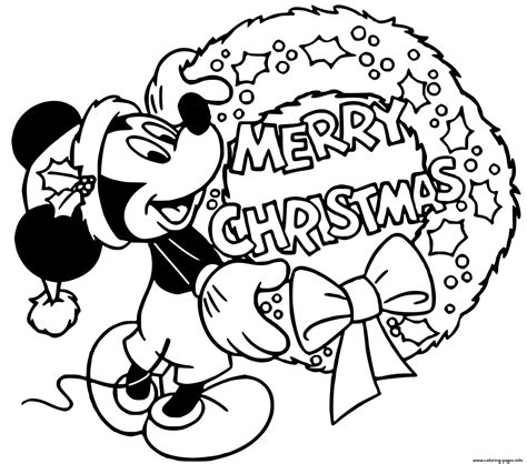 Printable Disney Christmas